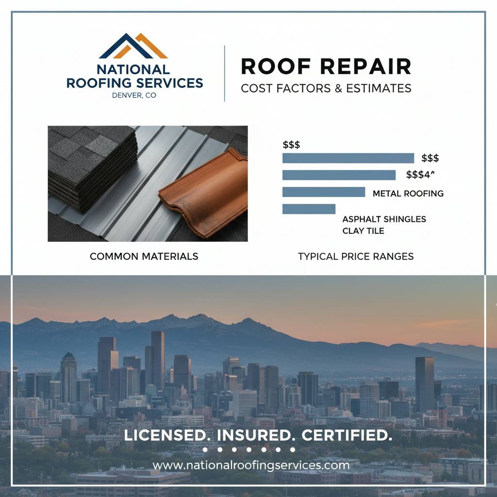 Common materials and typical price ranges