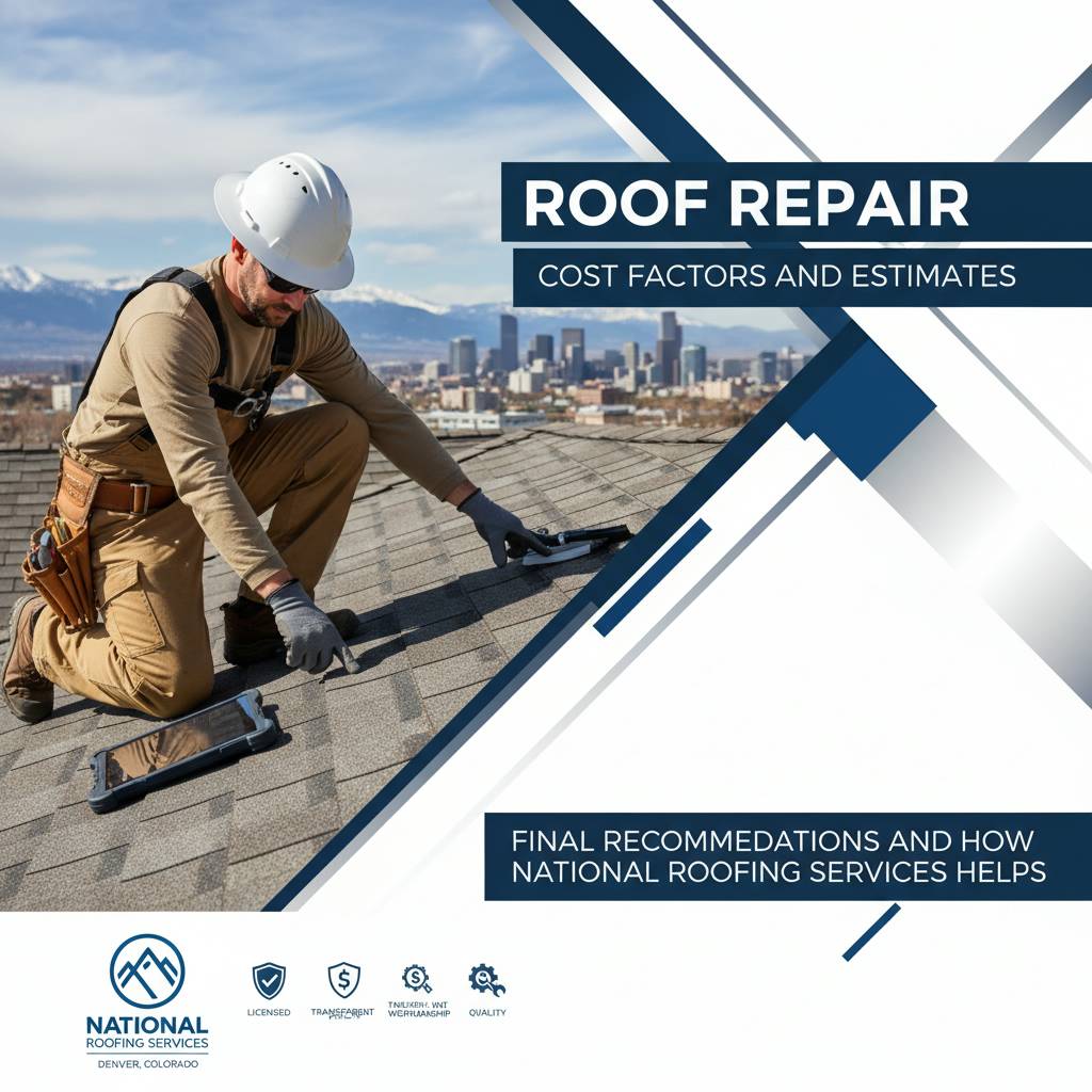Final recommendations and how National Roofing Services helps